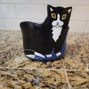 Andrea West For Sigma The Tastesetter Black Cat Planter Cat Lover